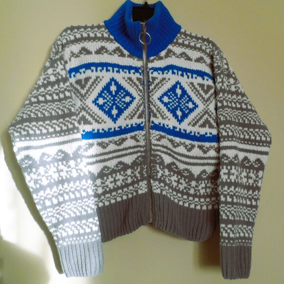 cardigan sweater with zipper size- S NEW - Picture 7 of 8